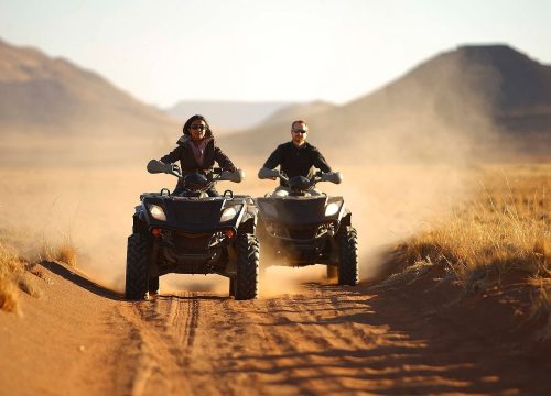 5 Stunden Quad Safari Tour Hurghada bei Sonnenuntergang